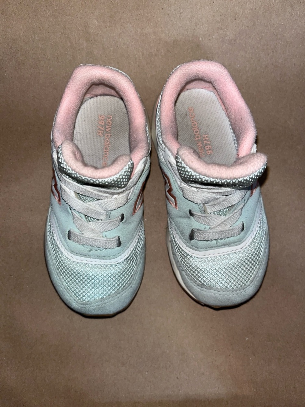 New Balance 997H Athletic Shoe - Baby / Toddler Mint 6 - Picture 3 of 6